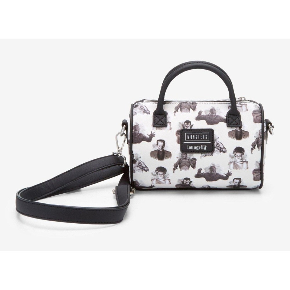 Loungefly Universal Studios Monsters AOP Crossbody Bag & Tech Wristlet WALLET! - Picture 7 of 8